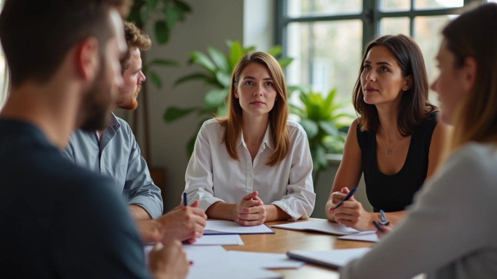 Workshop-Teilnehmer in konstruktiver Diskussion